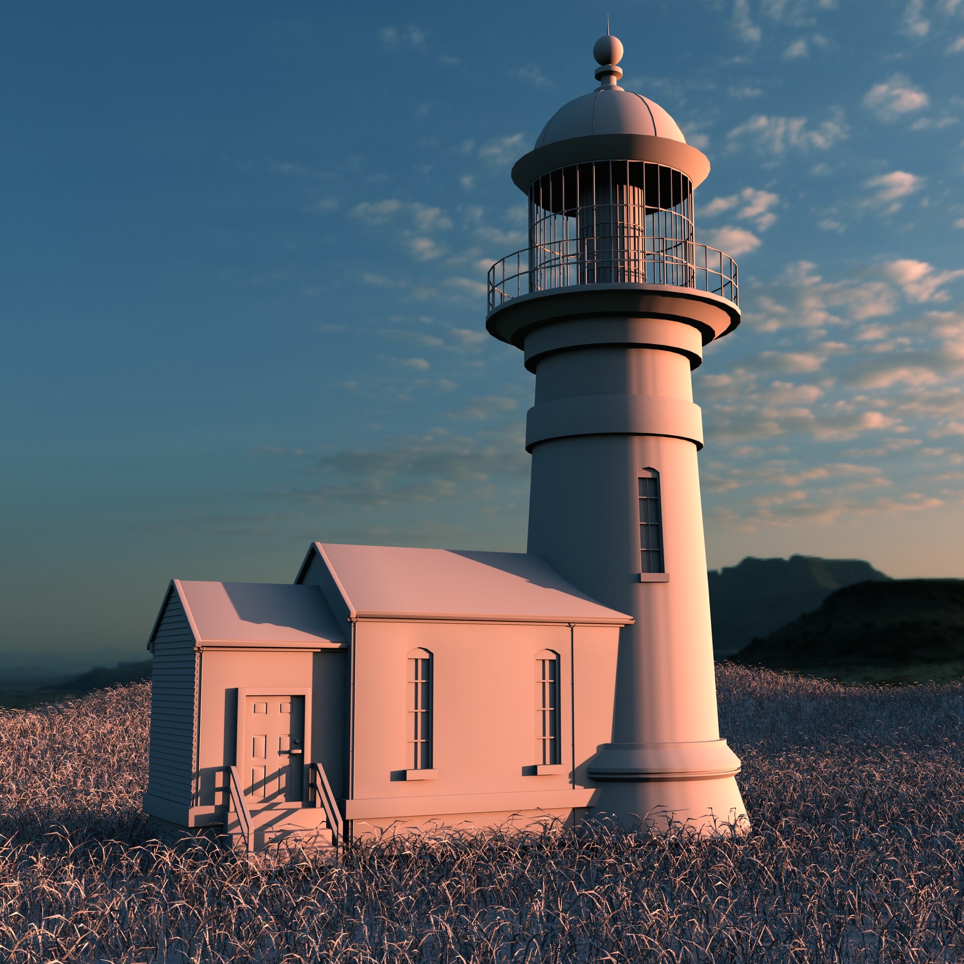 Light house wireframe